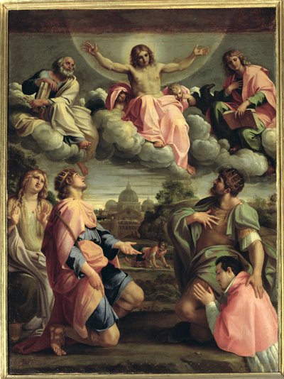 Christ in Glory with the Saints by Annibale Carracci